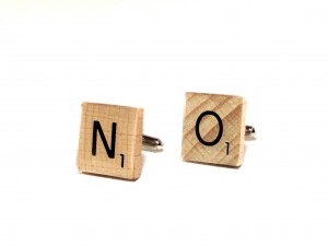 Scrabble Cuff Links