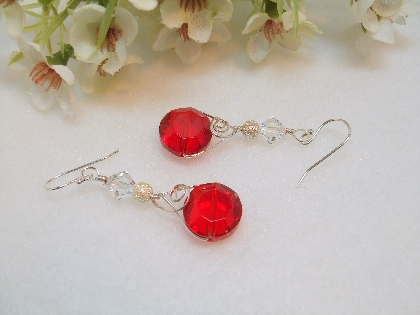 Romancing the Crystal earrings on Handmade Artists' Shop