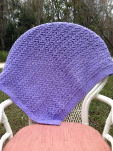 Lavendar Baby Blanket