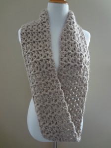 hand knit scarf