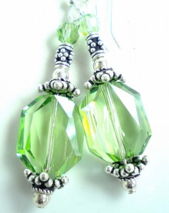 Peridot Pendant Earrings (639x800)