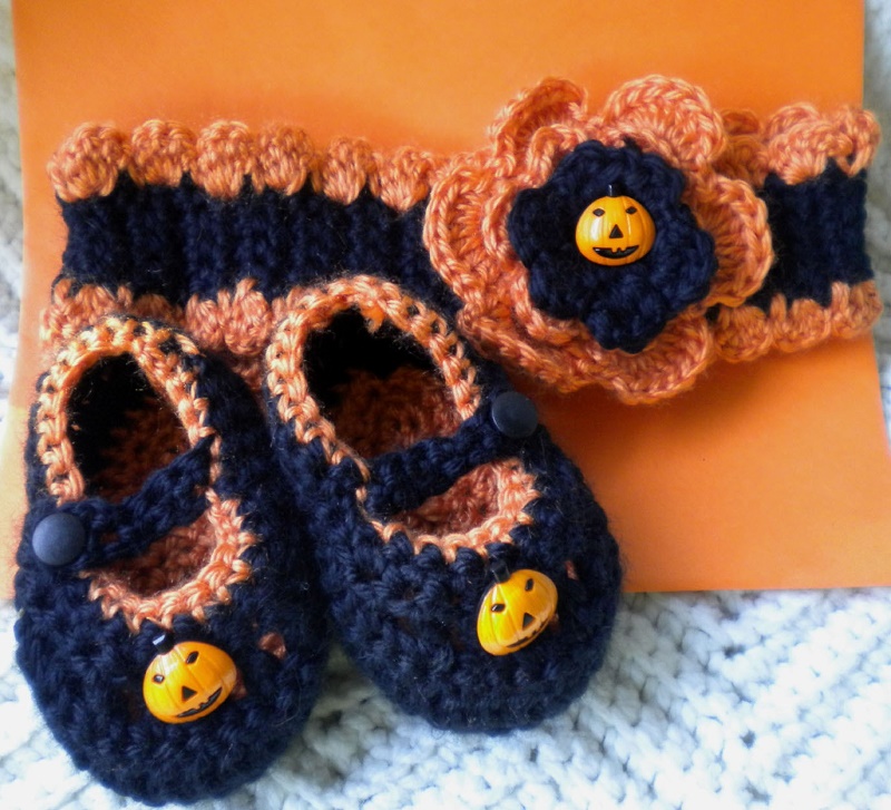 Halloween Maryjanes & Headband (800x727)