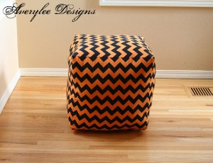 Game Day Comfort with your favorite team color ottoman