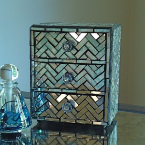 live in mosaics mirror jewelry box armoire