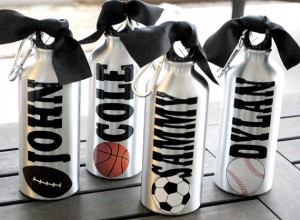 custom water bottle