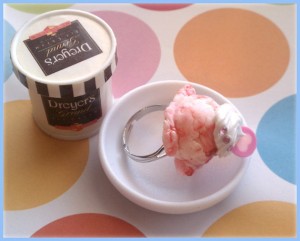 strawberry ice cream ring jewelry