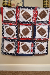 handmade rag quilt