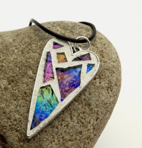 Mosaic Heart Pendant