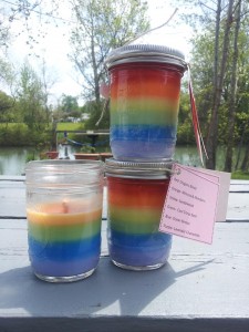 rainbow candle burn