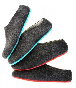 contrast sole Felt shoes WoolWalker 1-small2