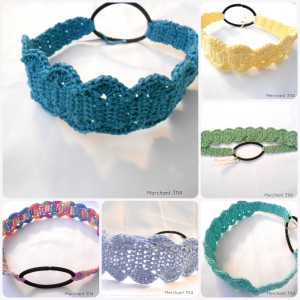 Thin Headband collage