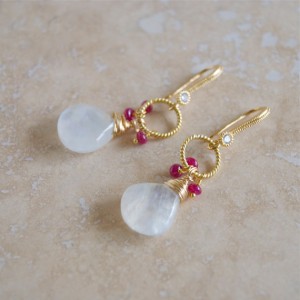 magic moonstone earrings