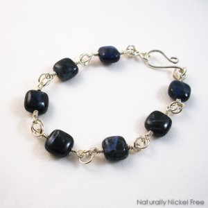 852B Sodalite Argentium Bracelet-19