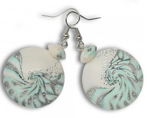 sky blue earrings