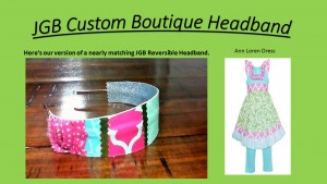 JGB Custom Boutique Headband Pink Turquoise Green