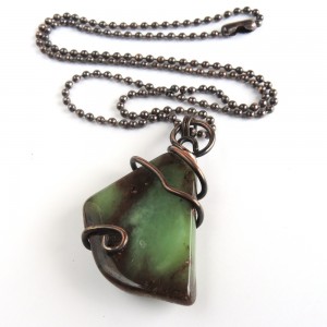 chrysoprase pendant