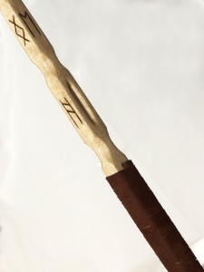 Magic wand handcrafted with Norse runes
