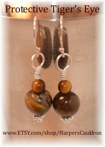 Tiger's Eye on Silver & Sterling - $15 (2)