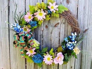 Pink Daisy Wreath.01