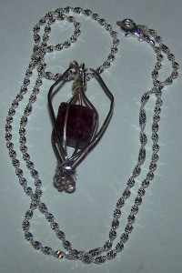 Ruby Crystal Necklace