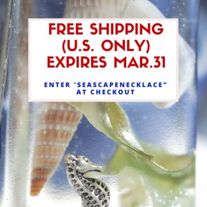 FREE shipping within the U.S. Expires March 31