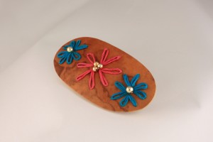 2422 2nd embroider barrette