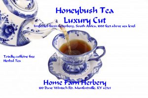 Honeybush tea