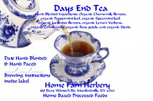 days end tea