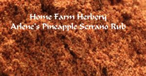 Pineapple Serrano rub