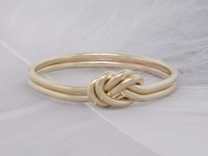 small-double-strand-nautical-knot-gold-engagement-ring