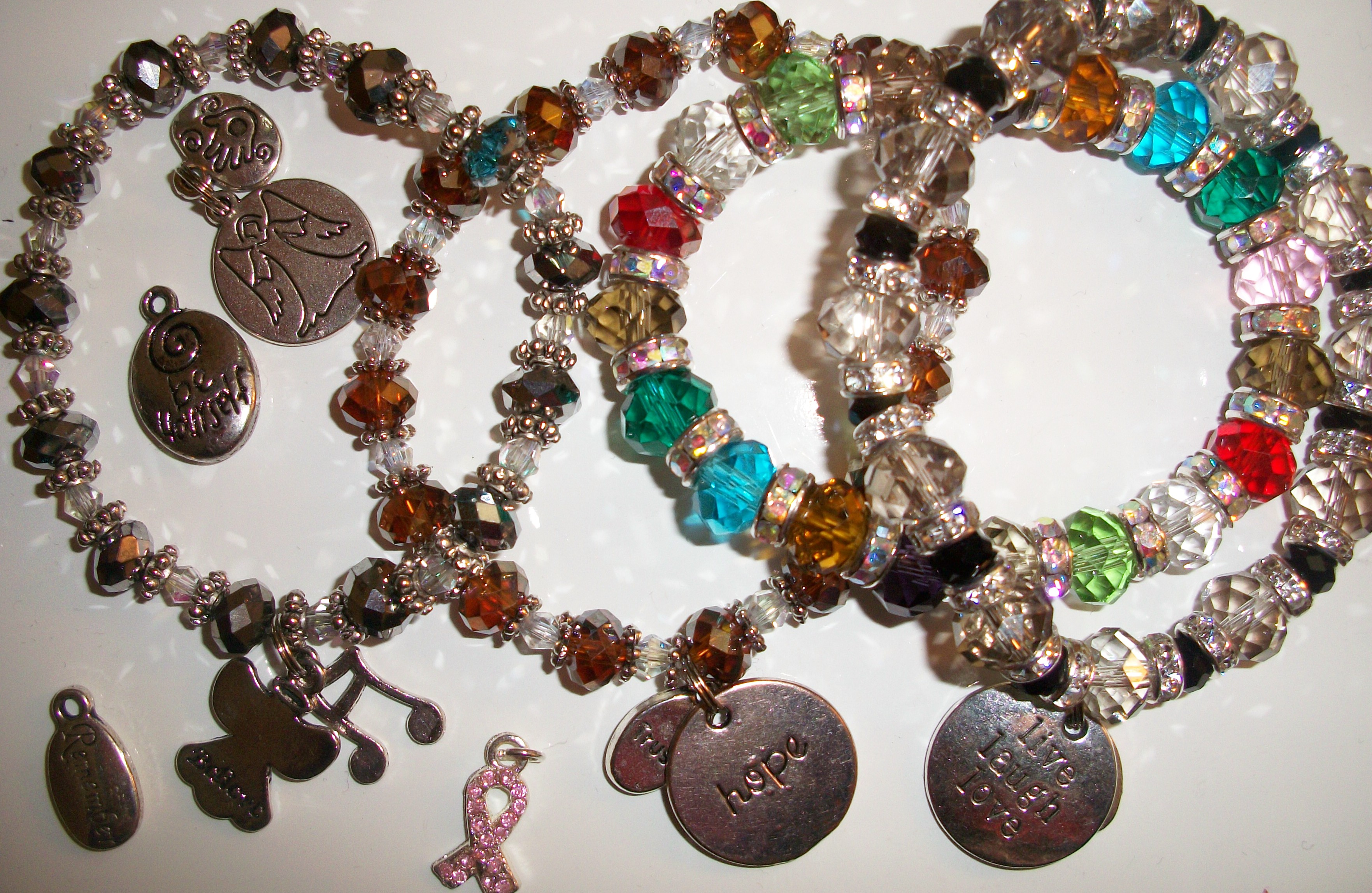 Swarovski Crystal Hope Angel Bracelets