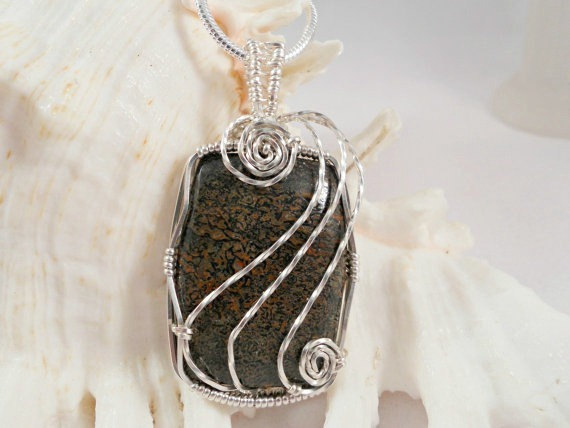 Wire Wrapped handmade pendant