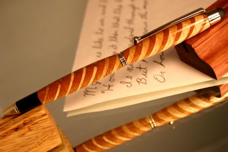 handmade pen wood