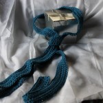 Teal Crocheted Tie