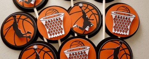 cupcake toppers basketball