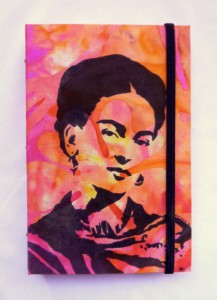 OOAK Frida Kahlo handbound journal