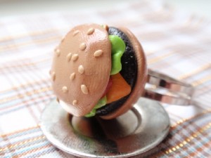 cheeseburger ring handmade