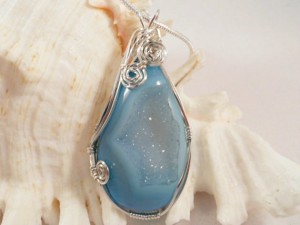 Wire Wrapped Handmade Pendant
