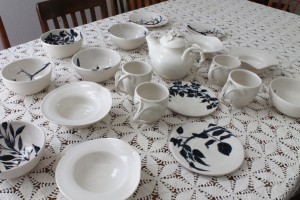 Modern white porcelain bowl