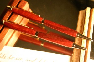 handmade wood pen