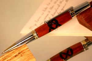handmade wood pens