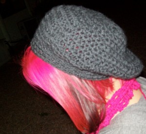 hand knit hat