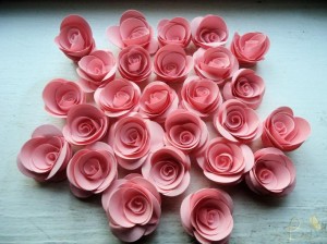 paper flower roses