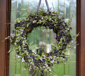 Stunning Wildflower Grapevine Door Wreath