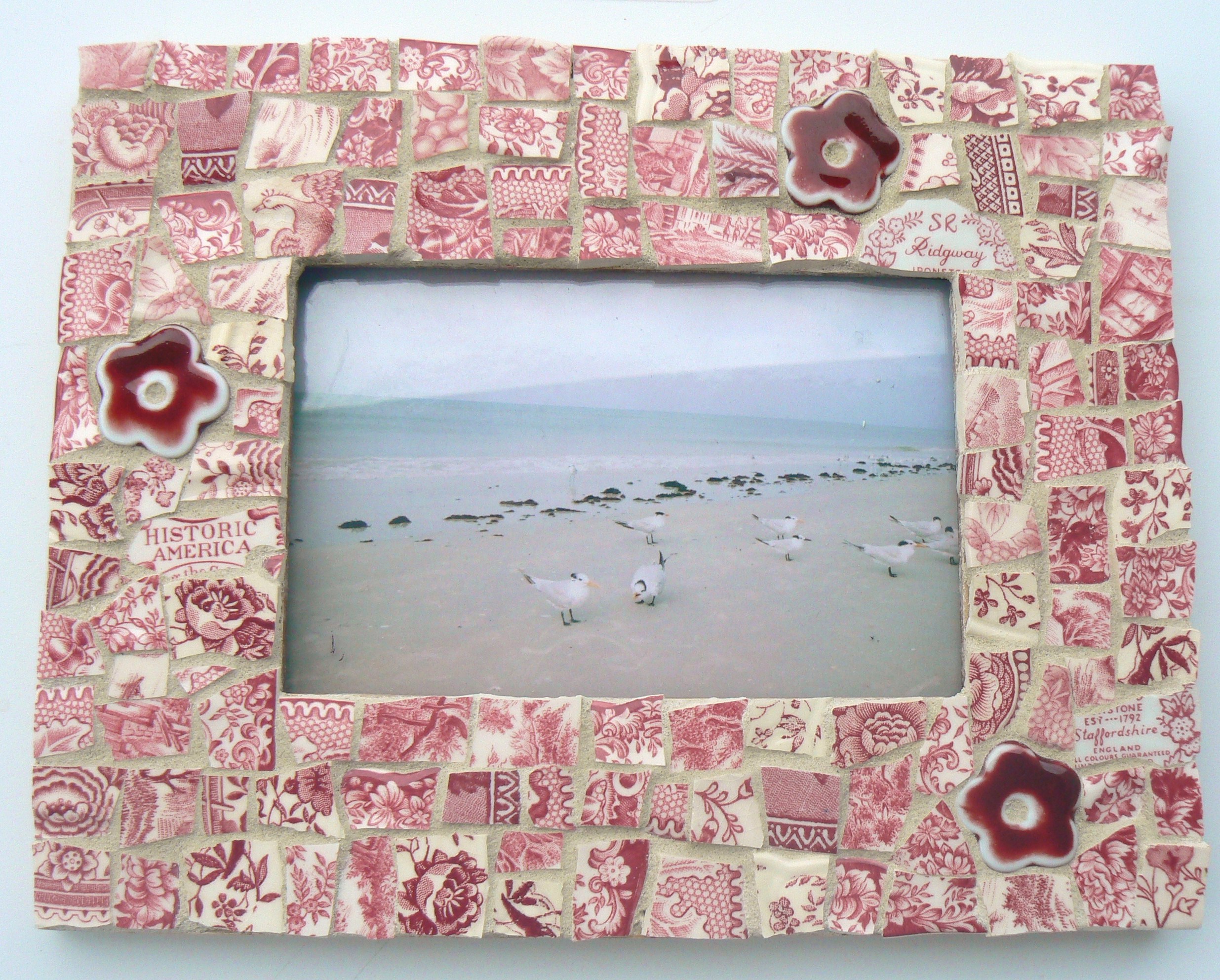 red toile frame 1