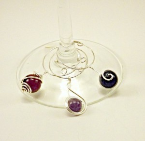 wine glass charms first 3
