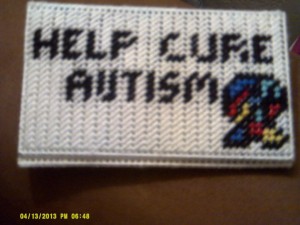 autism pc checkbook cover