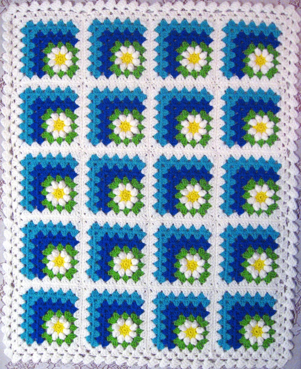 Mitered Summer Daisy whole