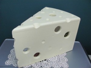 handmade toy mouse house cheese