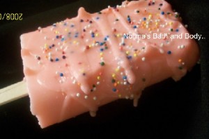 strawberry ice cream soap handmade